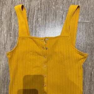 Yellow Forever 21 Women's M Tank Top